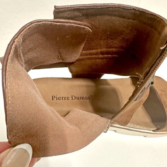 Pierre Dumas Size 8.5 Brown Sandals - Picture 7 of 9